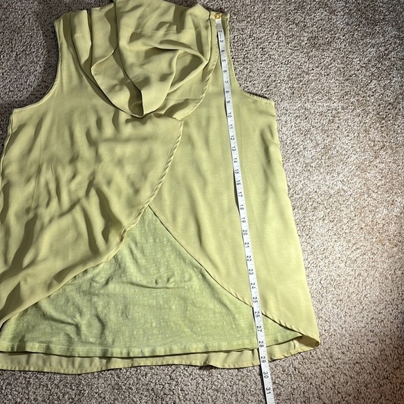 Royce Cowl Neck Sleeveless Top, Green Quantum Apparel Blouse Women’s L - Picture 7 of 8